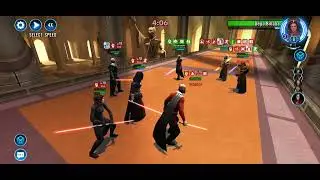 Swgoh sith empire (dr lead) vs jmmw triple omi