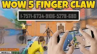 🔥WOW 5 FINGER CLAW 👑 OP CONTROL Like @TheBixiOP  @JONATHANGAMINGYT | BATTLEGROUND MOBILE INDIA 