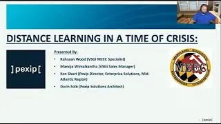 Pexip Demo | Distance Learning in a Time of Crisis (MEEC Webinar)