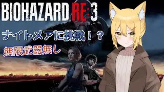 【#biohazardre3 】最高難易度のインフェルノ！！己の力のみでクリアする！！2枠目【宇賀野みけつ　新神Vtuber】