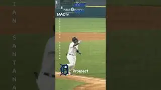Gone!  Tigers prospect Cristian Santana smashes a homerun! #Baseball ⚾️ #Life