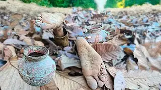 Building The Most  Security Secret Underground Bamboo House