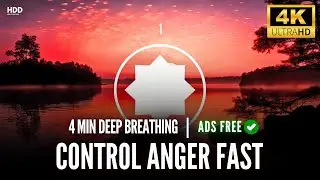 4-7-8 Breathing for Anger Management | 4 Minutes | Technique With Counter Timer