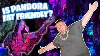 Fat Testing Na'vi River Journey in Pandora at Disney World's Animal Kingdom