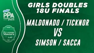 Maldonado/Ticknor vs Simson/Sacca at the The Carvana Jr PPA Masters