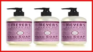 Mrs  Meyer's Hand Soap, Made with Essential Oils, Biodegradable Formula, Peony, 12 5 fl  oz