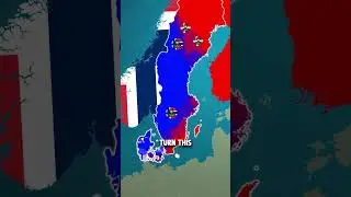 What If Denmark Attacked EVERYONE? #fyp   #fy   #map   #maps #shorts  #countries #mapper #world