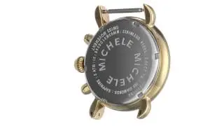 Michele CSX-36 Diamond Two-Tone, Diamond Dial Silver/Gold  SKU:8437162