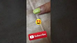 Ele 18 nail polish review swatch | green nail colour affordable in 50 rs. #shorts