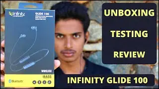 Infinity JBL Glide 100 Unboxing & Review in Tamil | JBL Bluetooth Headphones Tamil | JBL Neckbank 4k