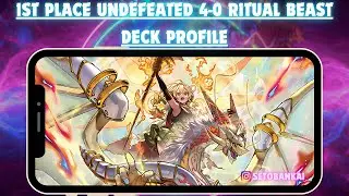 Yu-Gi-Oh! - 1ST PLACE UNDEFEATED 4-0 RITUAL BEAST DECK PROFILE (GEISTUNGEHEUER)