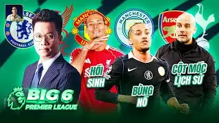 BIG 6 PREMIER LEAGUE: VAN DIJK HỒI SINH, JOAO PEDRO BÙNG NỔ, PEP ĐẠT CỘT MỐC LỊCH SỬ