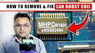 LAN Boost Coil Remove & Fix | Motherboard LAN No Signal Repair 100% Working #LANBoostCoil #repair