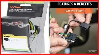 CURT Custom Trailer Wiring Harness for Chevy S10, GMC Sonoma & Isuzu Hombre