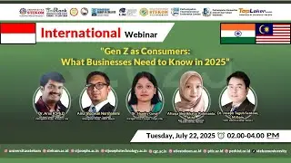 INTERNATIONAL WEBINAR: Gen Z as Consumers: What Businesses Need to Know in 2025