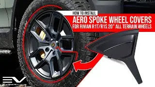 Installing & Reviewing Team 1EV Aero Spoke Wheel Insert Covers for Rivian R1T / R1S 20