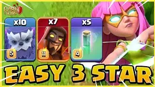EASY NEW YETI Super WIZARD With Super ARCHER Clone - TH15 Attack Strategy