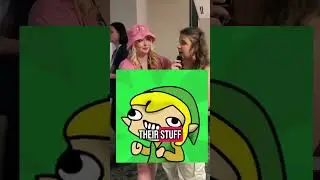 Which was the BEST answer? #funny #silly #gamer #cosplay #random #barbie #convention
