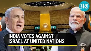 India's Anti-Israel Stand At UN Amid Gaza War; Votes Against Israeli Settlements In Palestine