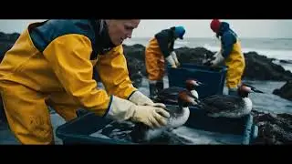 🌊 Today's Heartbeat: The Dirty Fight for the Diving Birds of the Pacific Coast #shorts