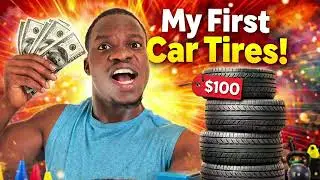 My First Gym Equipment | Car Tires DIY 