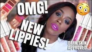 NEW! COLOURPOP X ELLARIE ULTRA MATTE & ULTRA GLOSSY LIP SWATCHES | Andrea Renee