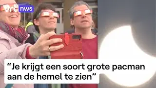 Helder weer is unieke meevaller voor gedeeltelijke eclips in ons land