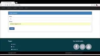 Python Django Project - Forgot Password
