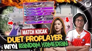 MAIN BARENG RANDOM KOCAK BIKIN FRUSTASI !! - PUBG MOBILE INDONESIA | Luxxy Gaming