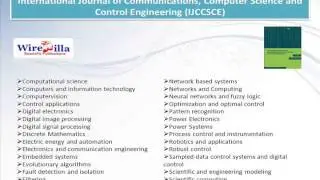 International Journal of Communications,Computer Science and Control Engineering (IJCCSCE)