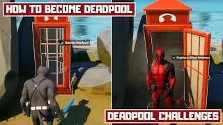 Enter a Phone Booth or Portapotty to become the Super-est of Superheroes Locations! - Deadpool