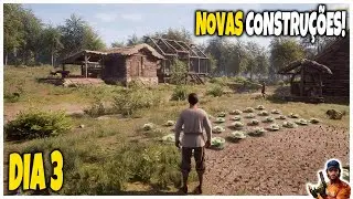 A VILA ESTÁ GANHANDO VIDA! (Primeiro Morador e Novas Construções no Medieval Dynasty)