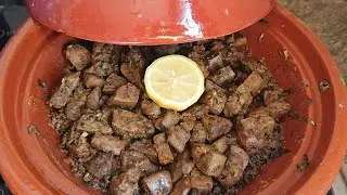 Tajin marroquí de higado de cordero