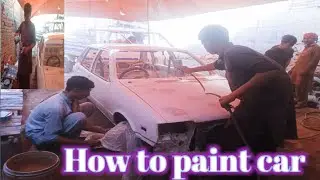 How to paint khaiber car || car rang final rang || Daily truck work
