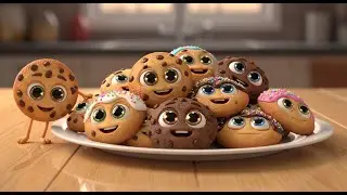Count the Cookies on the Plate 🍪 | Learn Numbers for Kids | Fun Preschool Counting Video