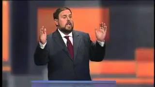 Oriol Junqueras (ERC) al debat de TV3