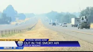 Shasta County Air Quality Management District issues smoke impact advisory for Shasta County due to