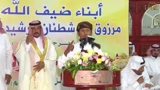 رزق الله الرشيدي شاعر من السودان مشاركا بقصيدة رائعة بحفل أبنائ ضيف الله الشطنان رحمه الله