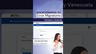 &iexcl;Resuelve tu error migratorio de una vez por todas! ✈️🇻🇪