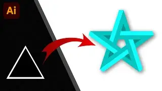 How to Create Attractive Star  Design in Illustrator | Illustrator Tutorial | FS Software IT