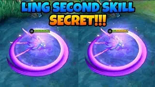 LING SECOND SKILL SECRET!!😱 DID YOU KNOW THIS?? LING GUIDE | Mobile Legends