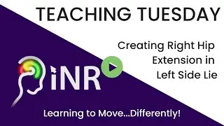 #teachingtuesday: Creating Right Hip Extension in Left Side Lie