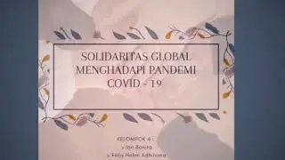 Solidaritas Global Menghadapi Pandemi COVID 19