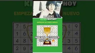 SABEN ARMAR UN SUDOKU 🤔 #cristhoy #juegos