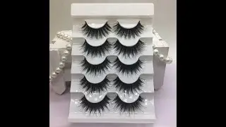 Mink eyelashes woman 3d lashes thick handmade full strip makeup fashion style false с Aliexpress