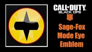 Call of Duty Black Ops 4 Naruto Sage-Fox Mode Eye Emblem