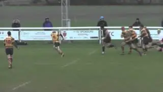 Irvine's 1st try against Westcliff RFC 13/02
