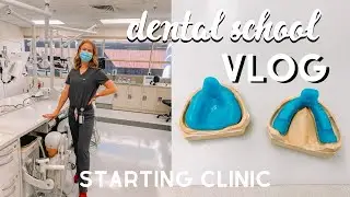 Week in the Life of a Second-Year Dental Student! | dentures, clinic, and more!