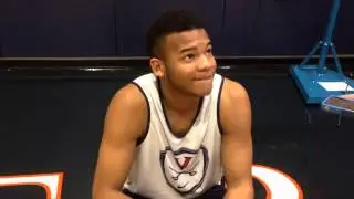 BJ Stith talks about adjusting to the college game and following in his father's footsteps.