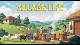 info&entertainment everyone|Ghibli-Inspired Iranian Village Life|Hills, |Peaceful Slow Living
